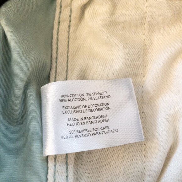 GAP Men’s Green Pull-On Shorts – Size M Cotton Stretch Casual Fit - Picture 4 of 4